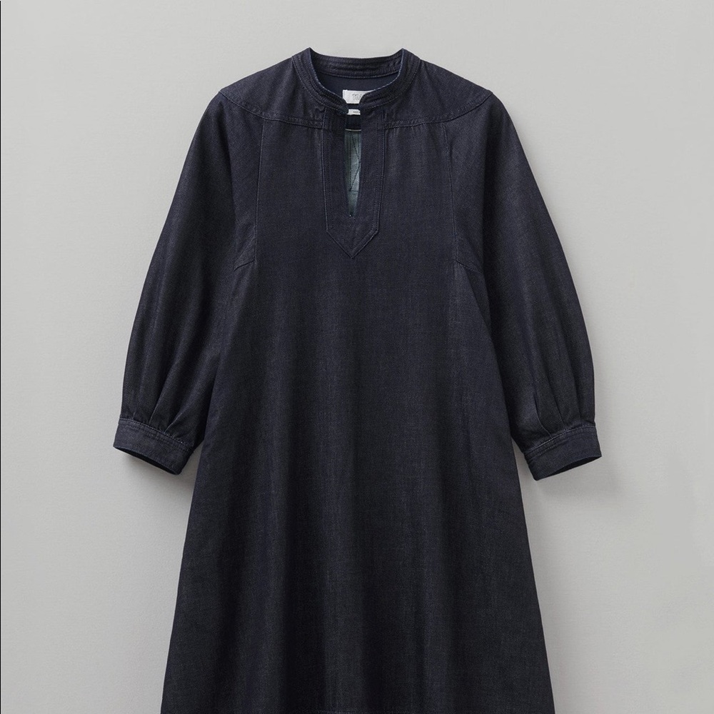 Denim swing dress